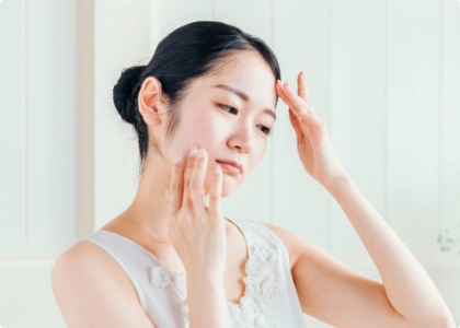 産後に肌が敏感になって、<br>スキンケアが合わなくなった。