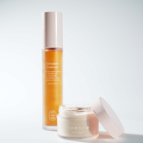 komameスキンケアセット(スキナブルエッセンス50ml & komameクリーム50g)