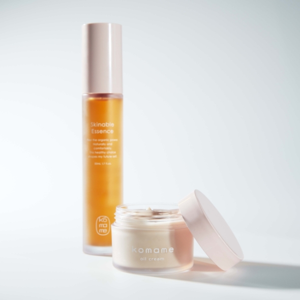 komameスキンケアセット(スキナブルエッセンス50ml & komameクリーム50g)